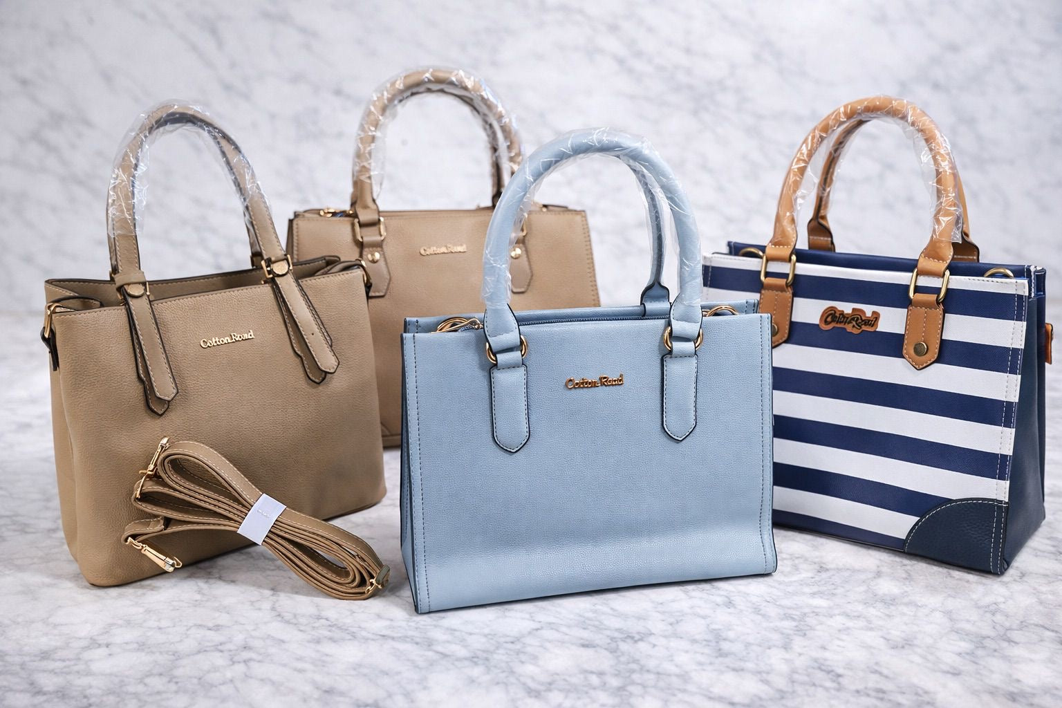 Cotton Road Classic Structured Handbag