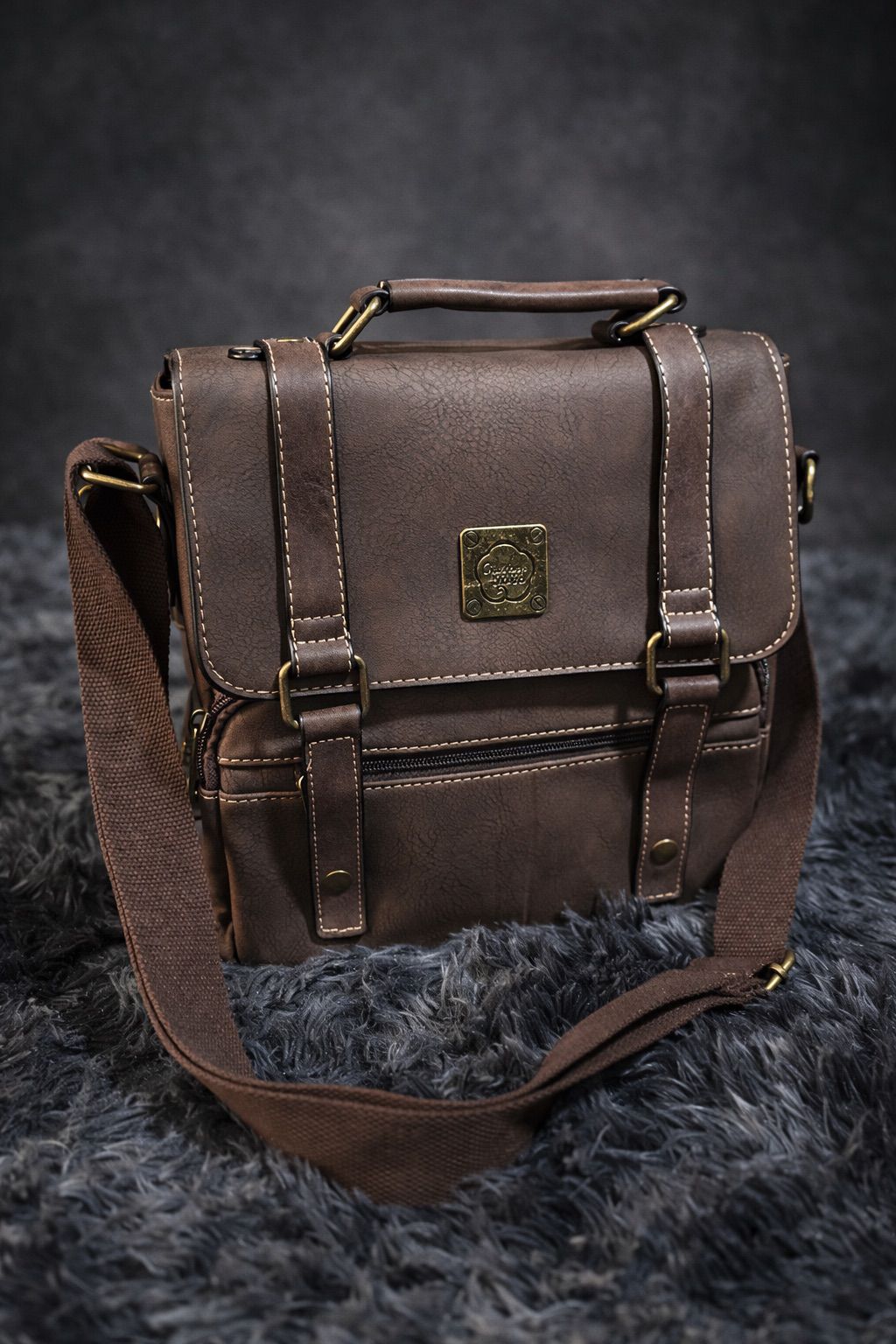Cotton Road Vintage Crossbody Satchel