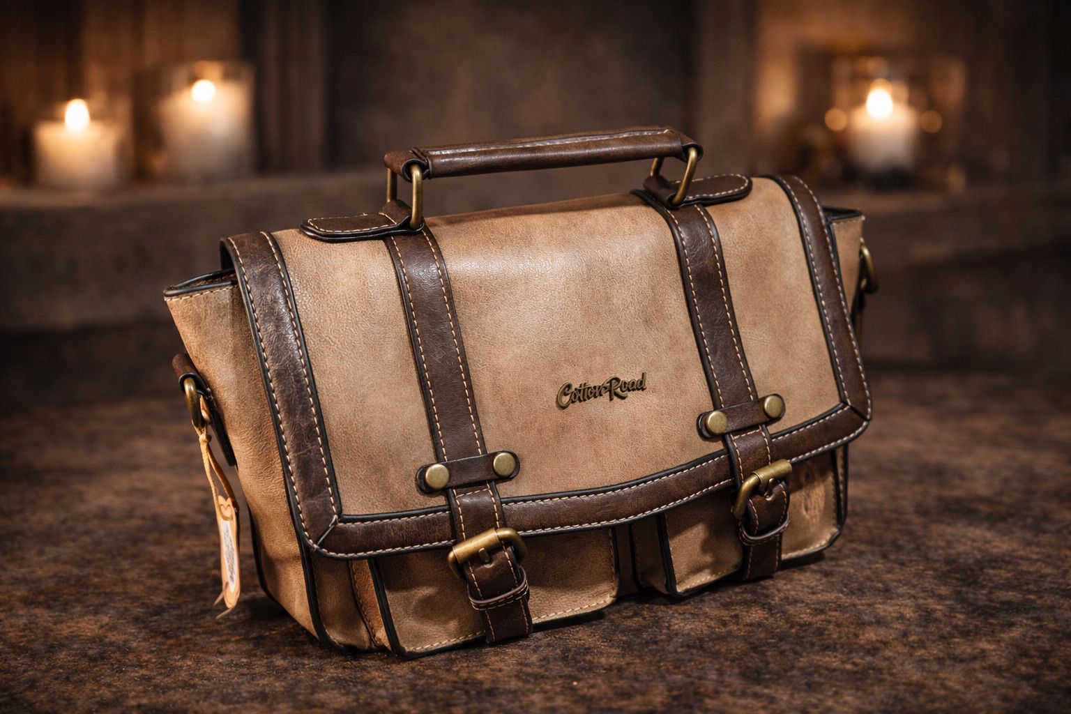 Cotton Road Vintage Travel Satchel
