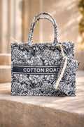 Cotton Road Floral Tote Bag With Pouch